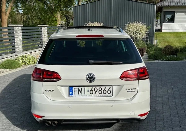 Volkswagen Golf cena 49999 przebieg: 234607, rok produkcji 2014 z Lipsko małe 211